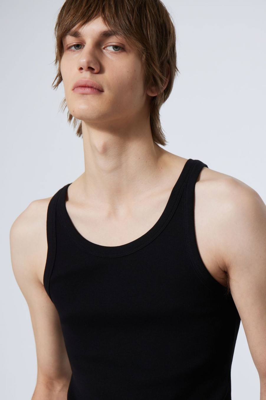 Hot Weekday Matheus Rib Tank Top