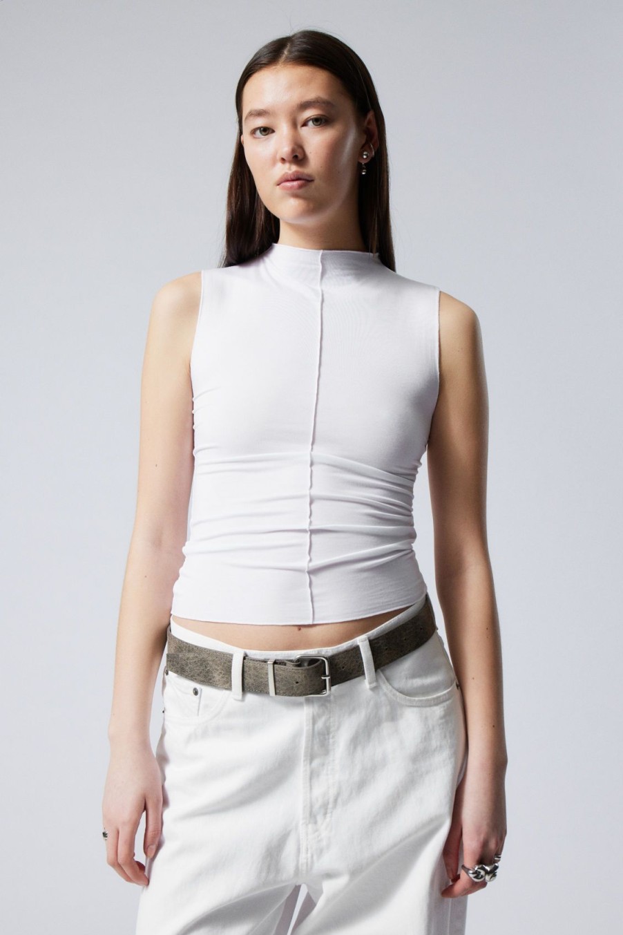 Online Weekday Soft Mock Neck Top