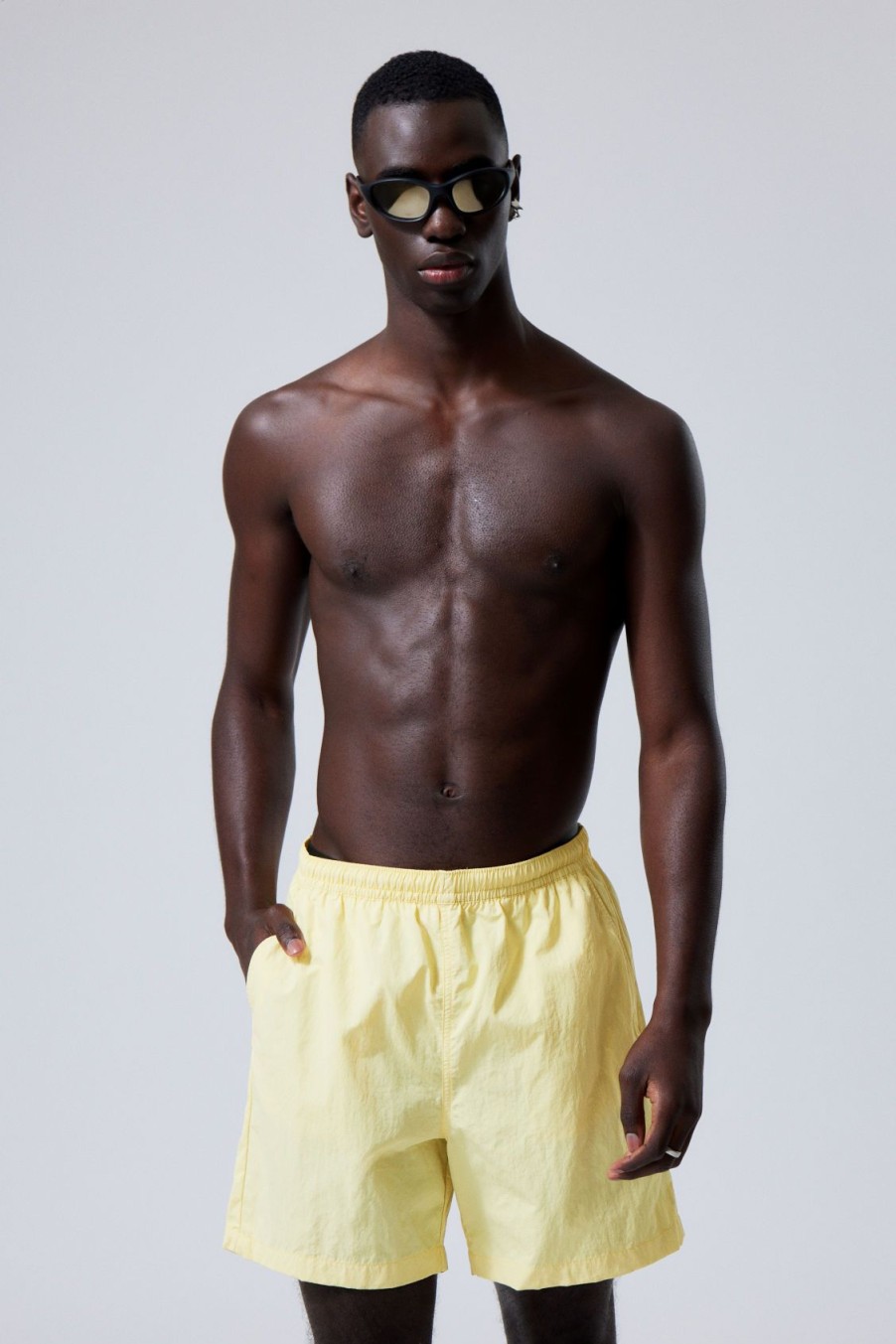 New Weekday Ed Contrast Swim Shorts