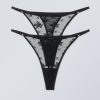 Clearance Weekday 2-Pack Lace Tanga Thongs