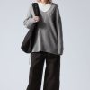 Clearance Weekday Eden Oversized Wool Blend Sweater