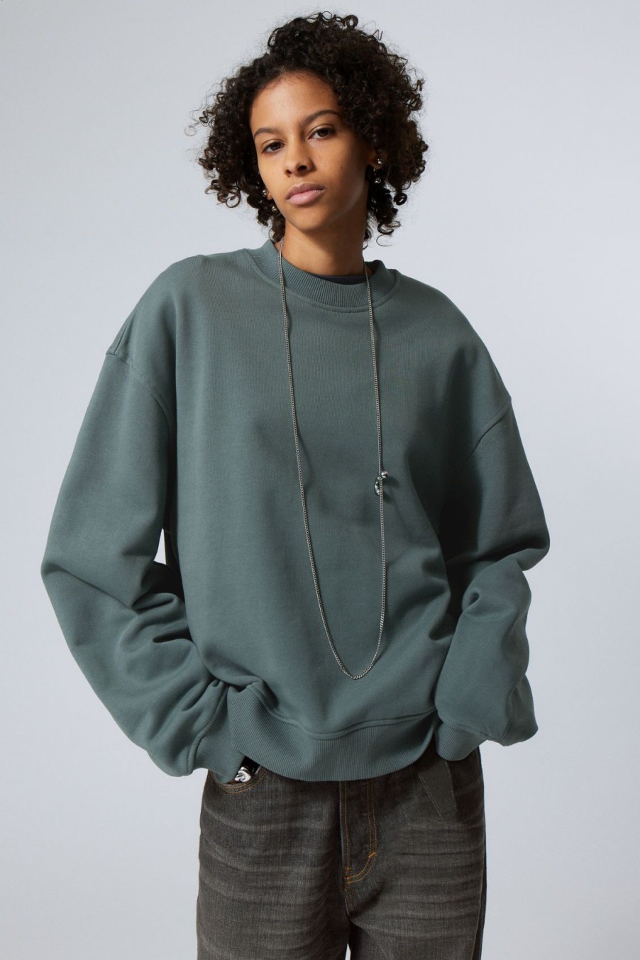 New Weekday Paula Boxy Sweatshirt