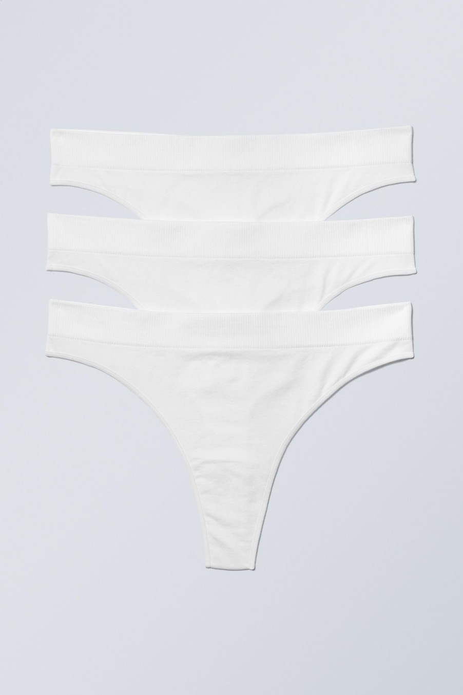 Online Weekday 3-Pack Cat Soft Thong