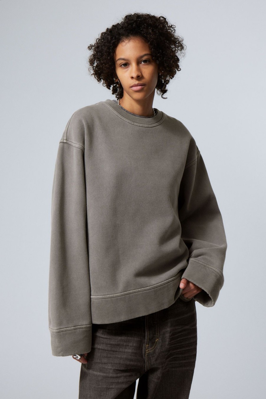 Clearance Weekday Oversized Heavyweight Sweatshirt