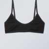 Hot Weekday Inez Scooped Cotton Bralette