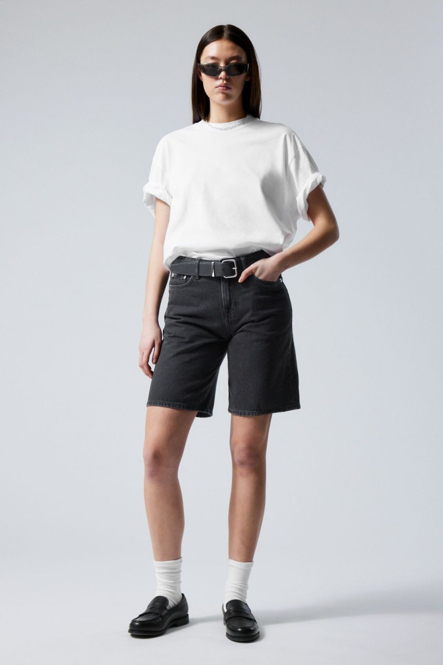 Online Weekday Monterey Denim Shorts