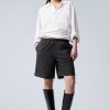 Online Weekday Relaxed Linen Blend Shorts