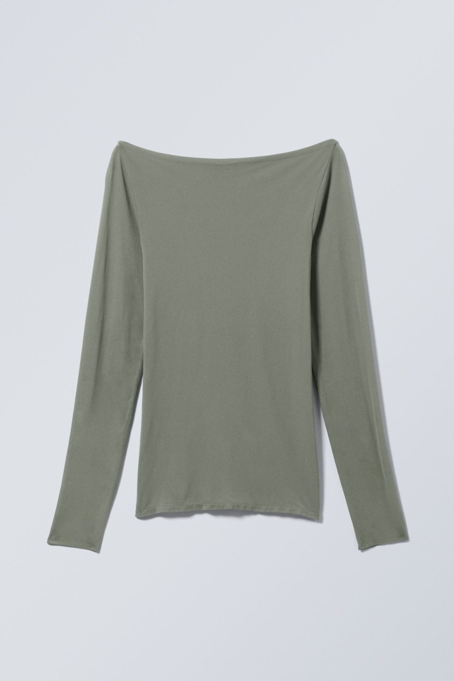 New Weekday Sheer Boatneck Long Sleeve