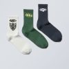 Wholesale Weekday 3-Pack Sport Graphic Socks