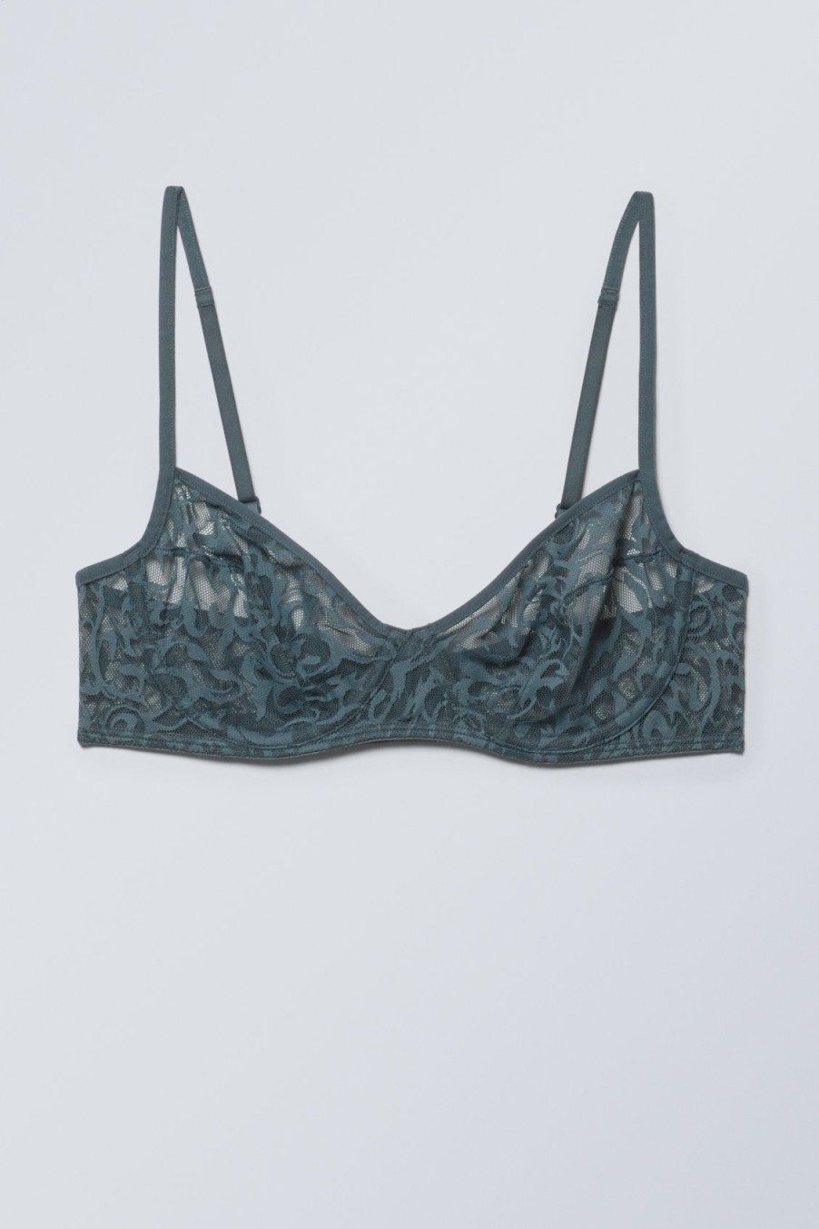 New Weekday Lucy Lace Underwire Bra