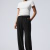 Online Weekday Lilah Linen Mix Trousers