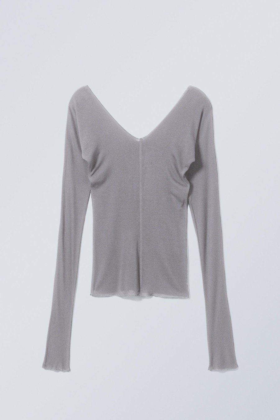 Clearance Weekday Yen Sheer Longsleeve Top