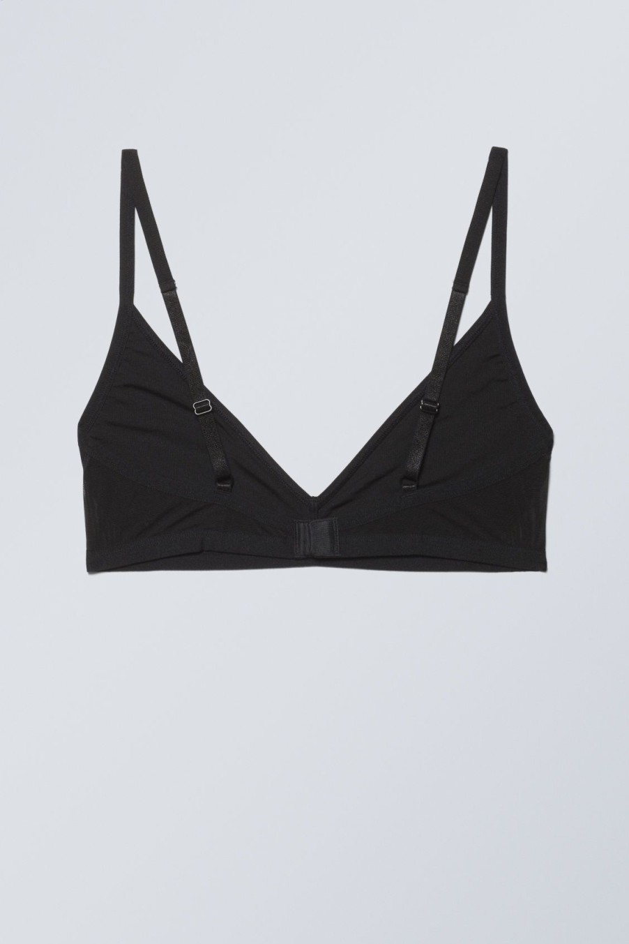 New Weekday Dylan Mesh V-Neck Bra