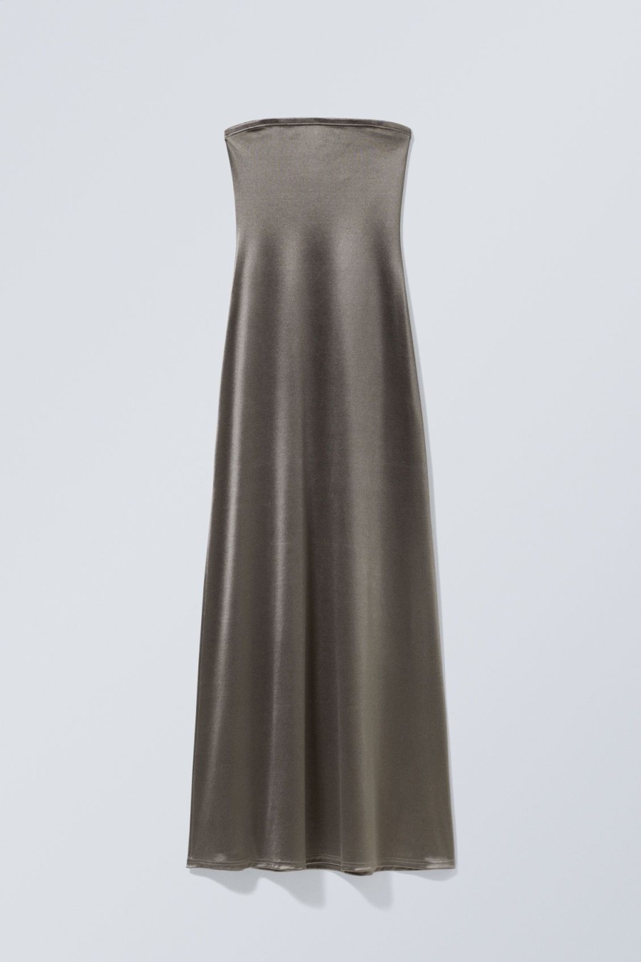 New Weekday Act Metallic Tube Dress