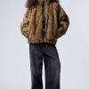 Clearance Weekday Alice Faux Fur Jacket