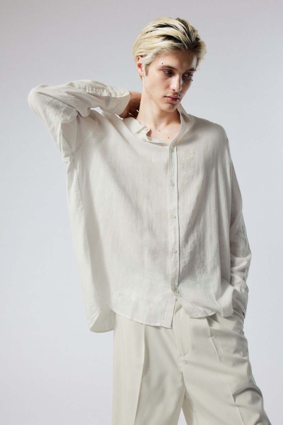 Wholesale Weekday Oversized Linen Shirt