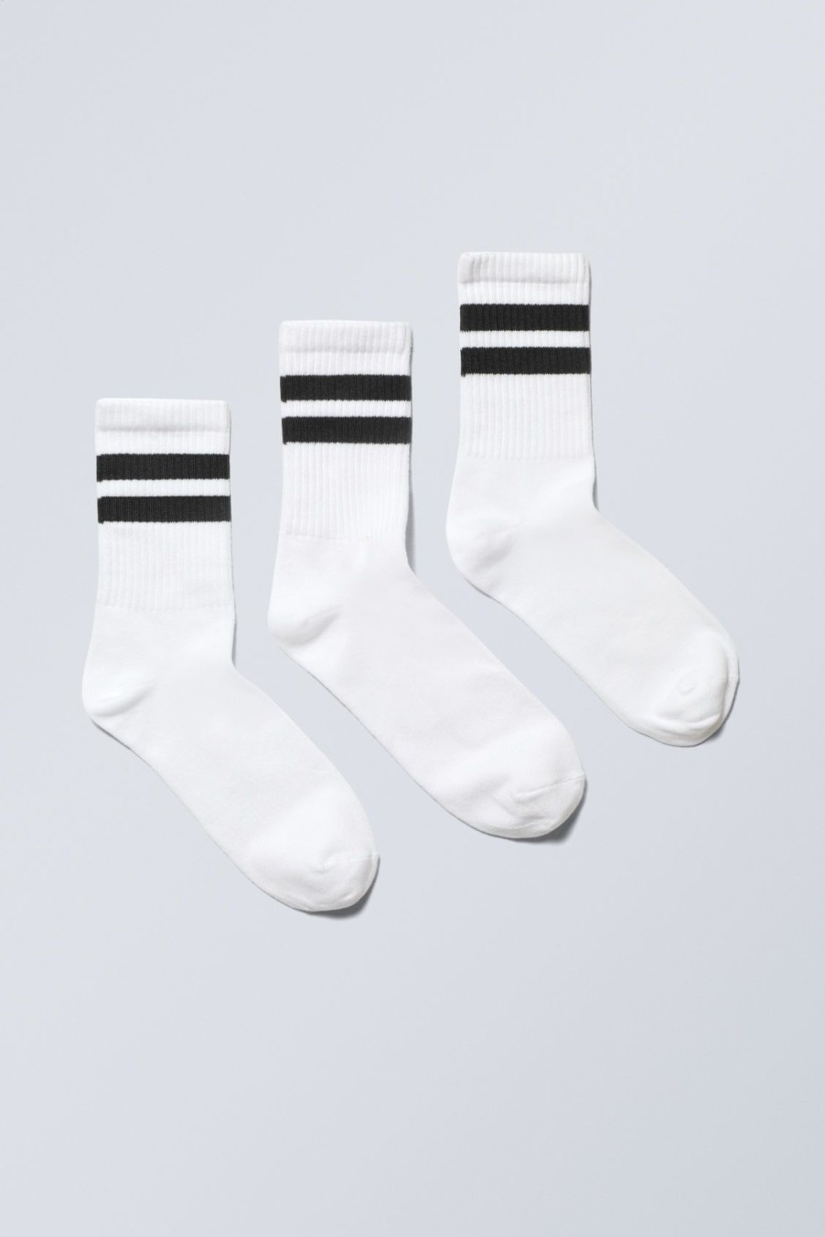 Clearance Weekday 3-Pack Sport Striped Socks