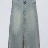 Online Weekday Anaheim Long Denim Skirt