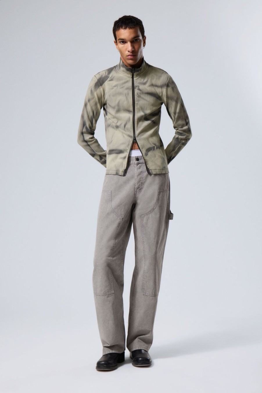 Online Weekday Washed Loose Carpenter Trousers