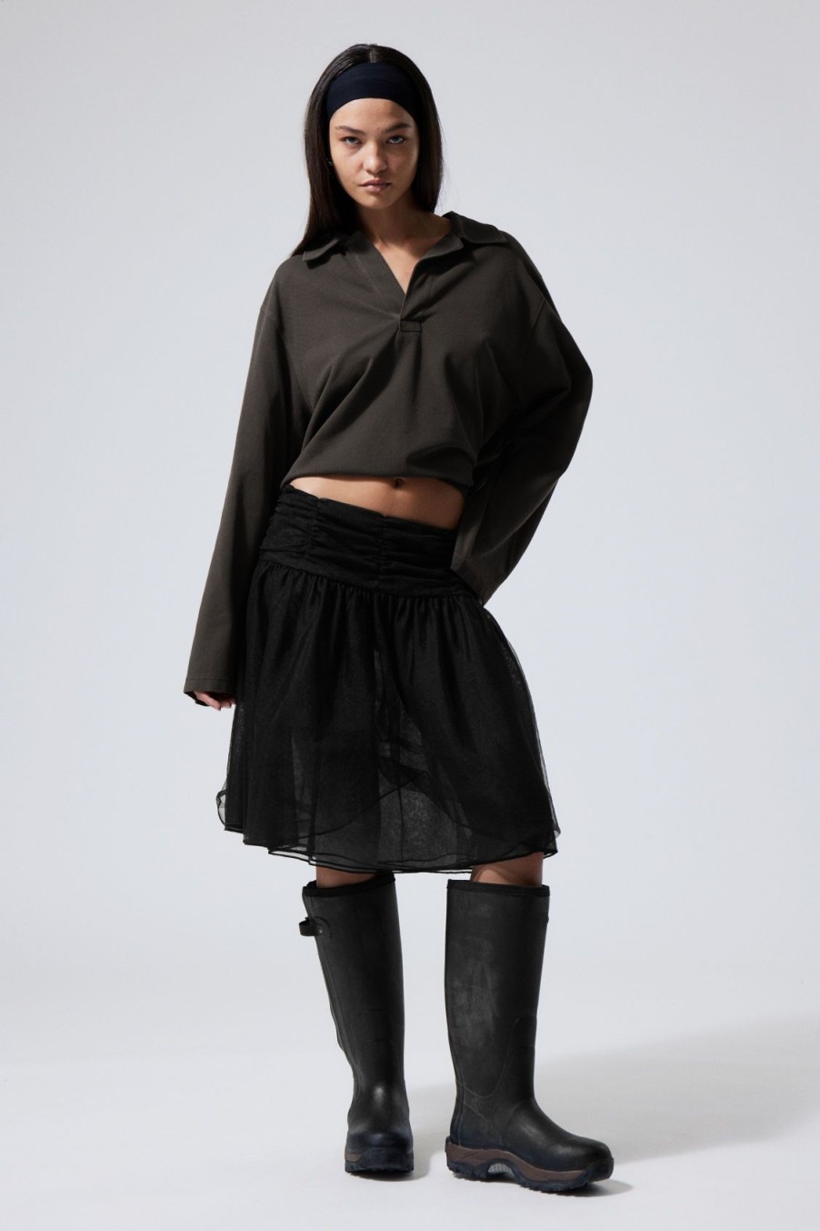 New Weekday Short Layered Tulle Skirt