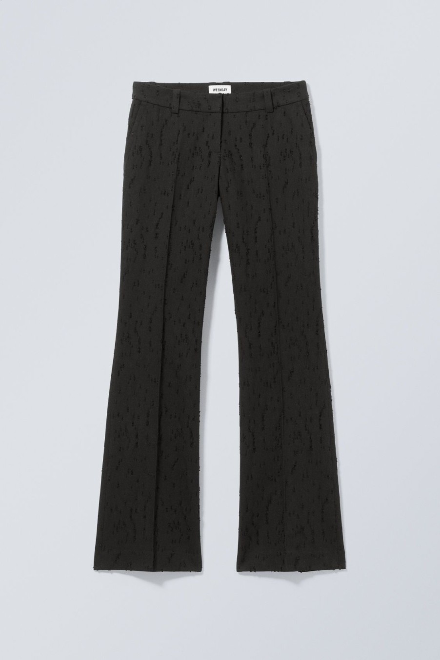 Hot Weekday Keela Distressed Jacquard Trousers