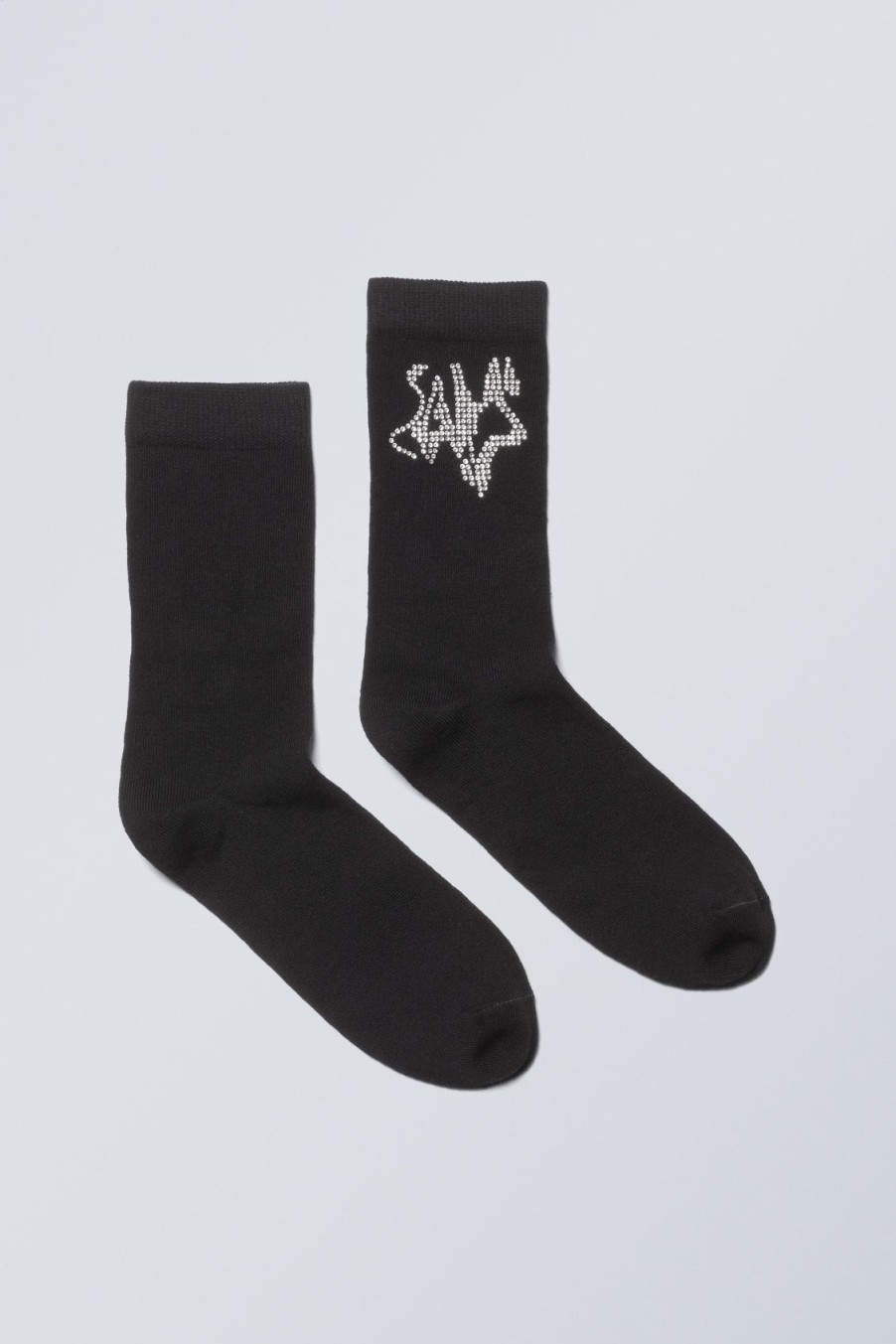 New Weekday Cotton Rhinestone Socks