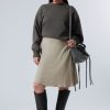 Online Weekday Knee-Length Pull-On Skirt