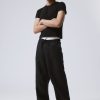 Clearance Weekday Relaxed Linen Trousers