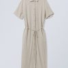 Hot Weekday Carla Linen Mix Dress