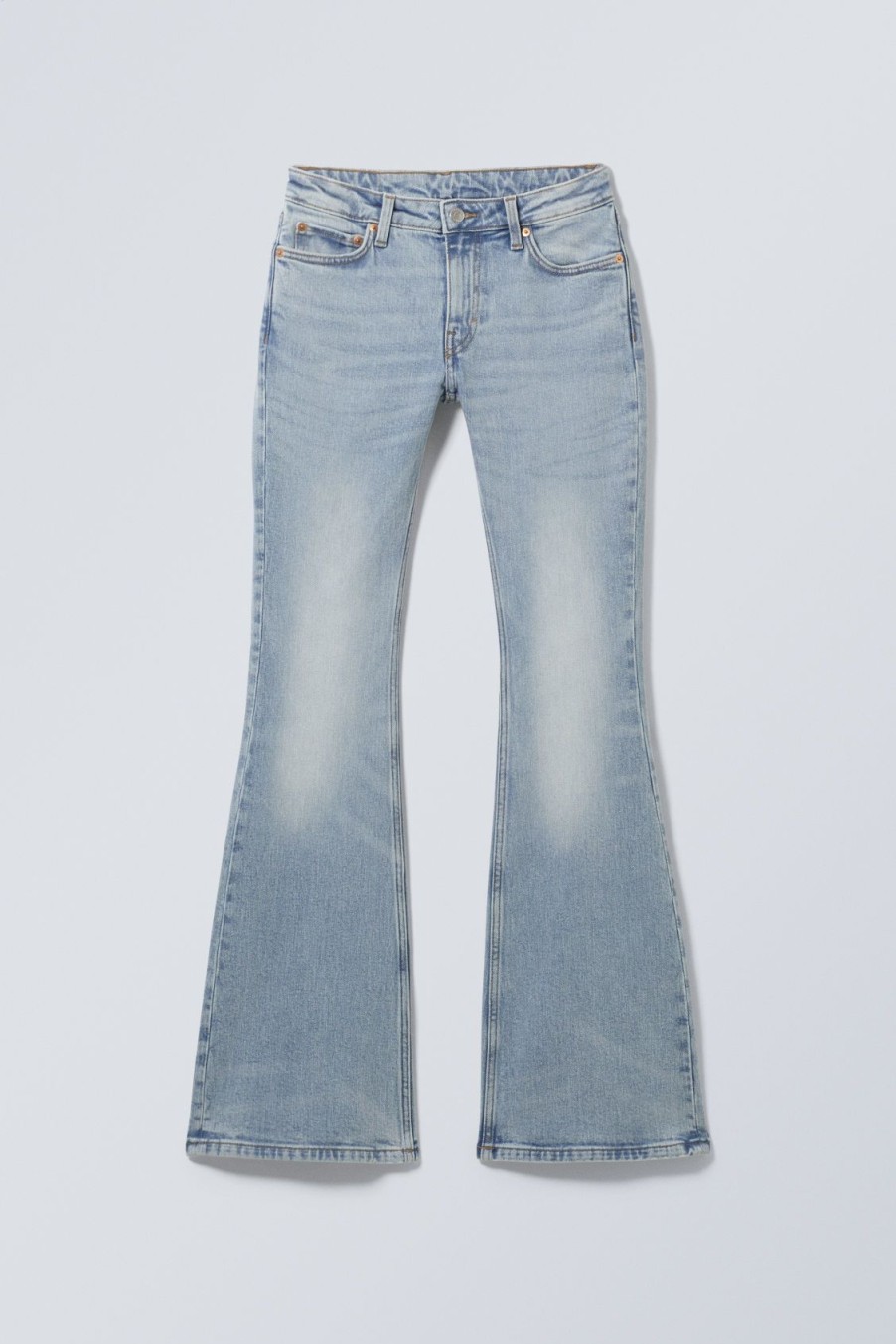 Best Weekday Flame Low Flared Jeans