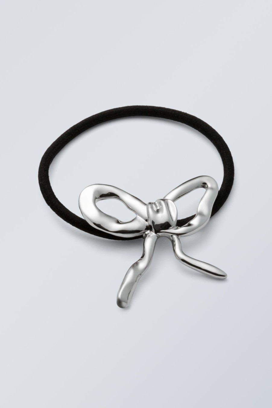 Online Weekday Metal Bow Hair Elastic