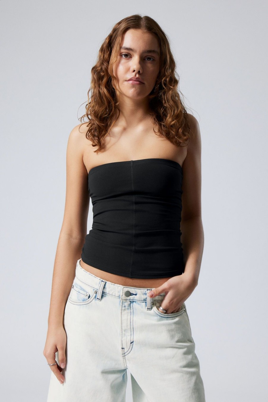 Hot Weekday Fitted Cotton Tube Top