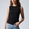 Clearance Weekday Fitted Cotton Tank Top