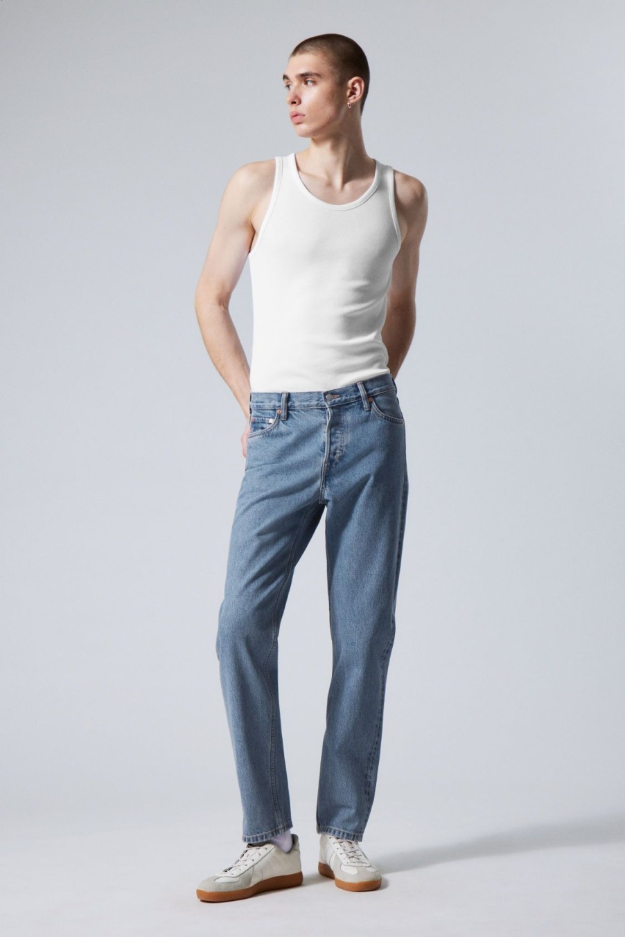 Online Weekday Barrel Relaxed Tapered Jeans