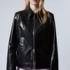 Best Weekday Regular Fit Faux Leather Jacket