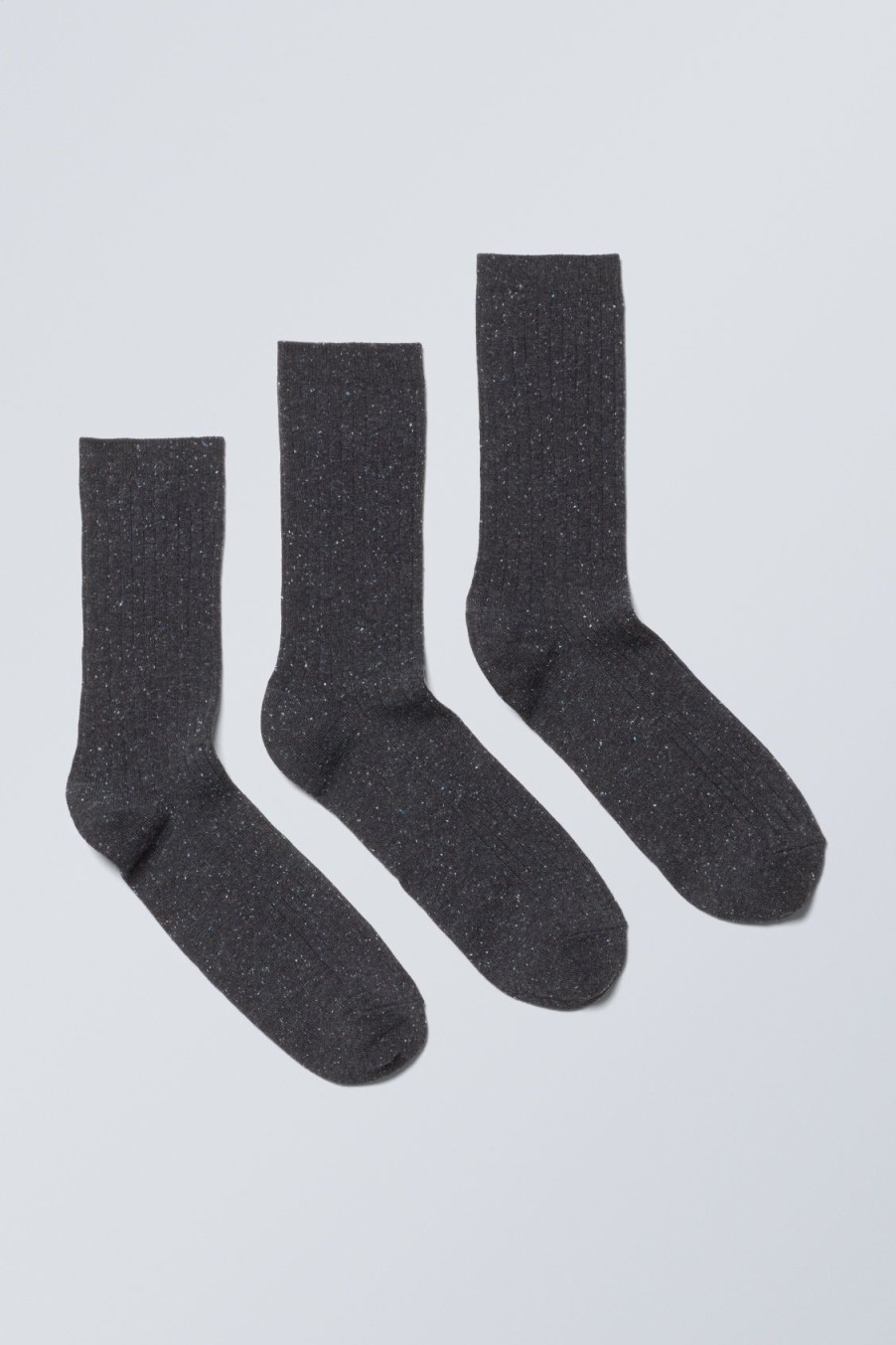 Best Weekday 3-Pack Rib Neps Socks