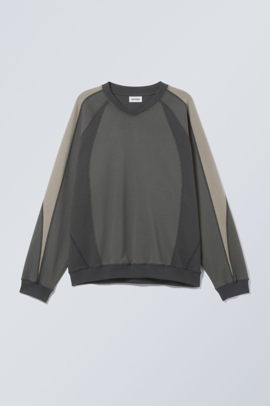 Best Weekday Scott Colour Block Sweatshirt