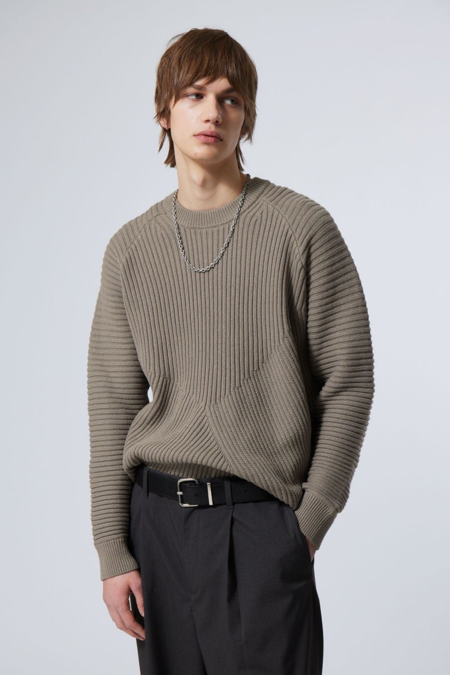 Clearance Weekday Benji Relaxed Rib Sweater