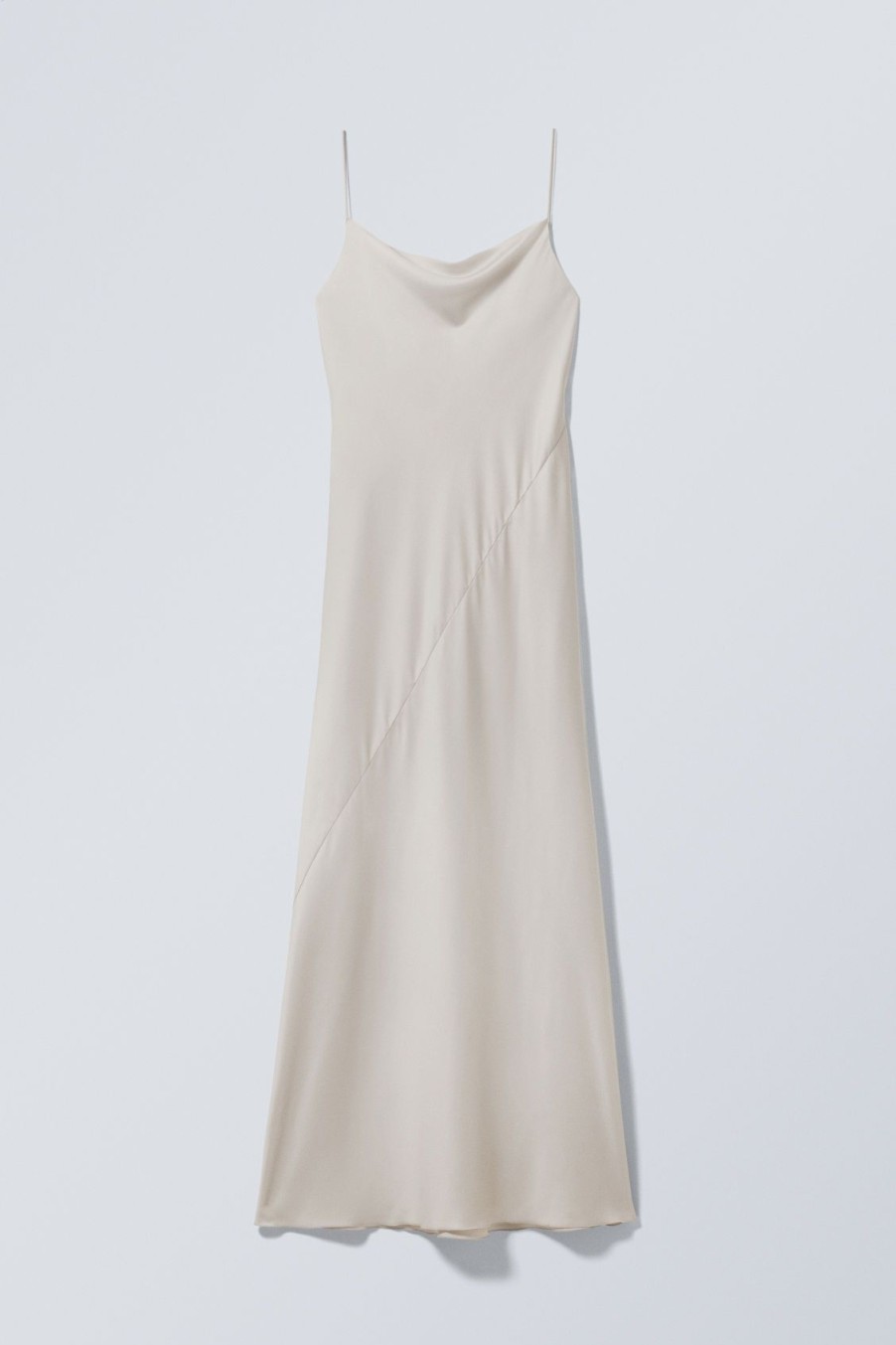 Online Weekday Maxi Satin Slip Dress