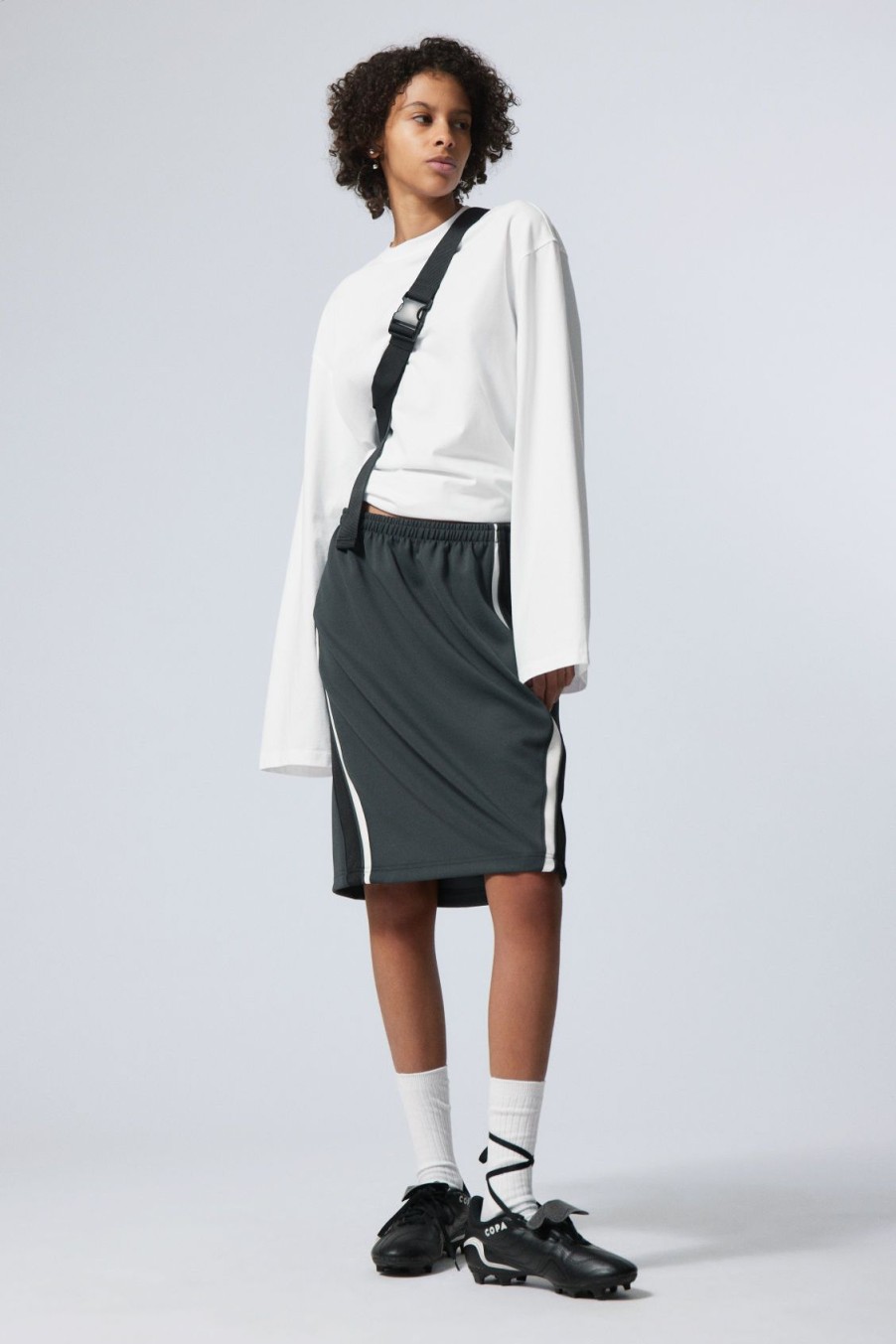 Clearance Weekday Rava Midi Track Skirt