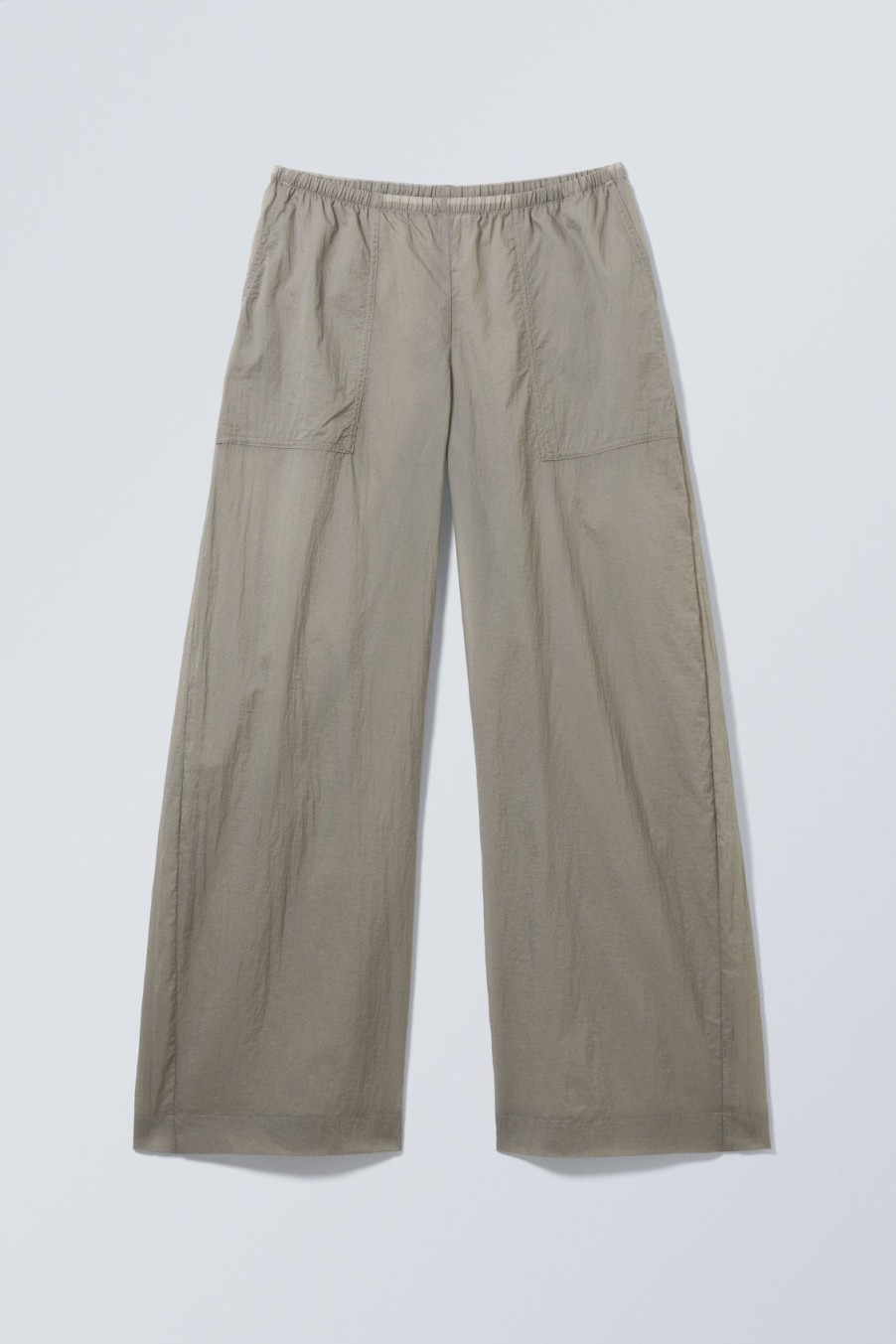 Online Weekday Transparent Nylon Trousers