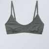 New Weekday Inez Scooped Cotton Bralette