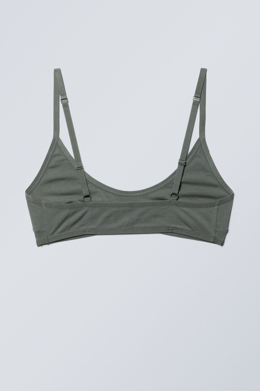 New Weekday Inez Scooped Cotton Bralette