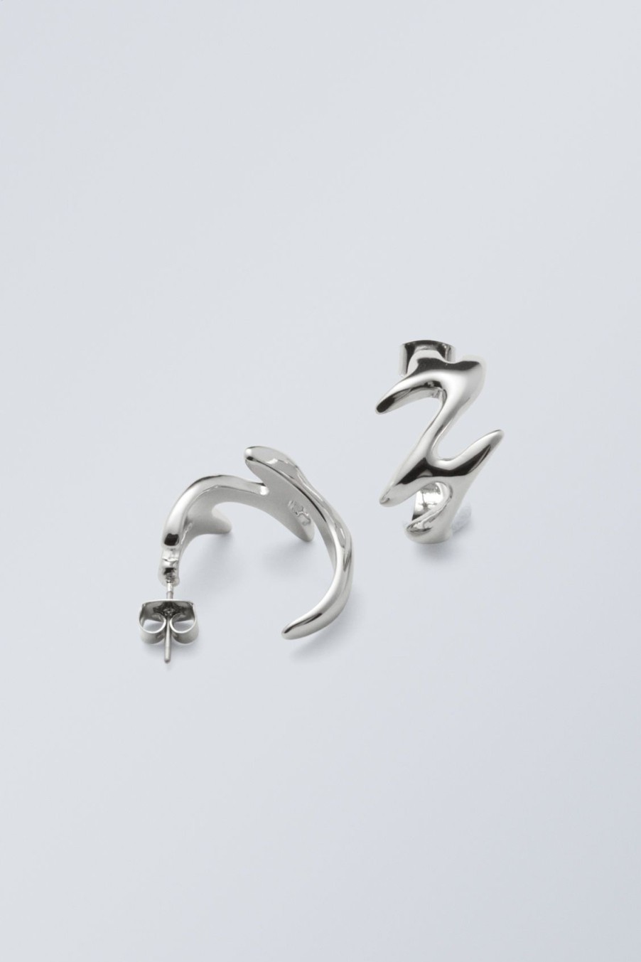 Clearance Weekday Zig-Zag Hoop Earrings