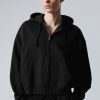 Best Weekday Boxy Midweight Zip Hoodie