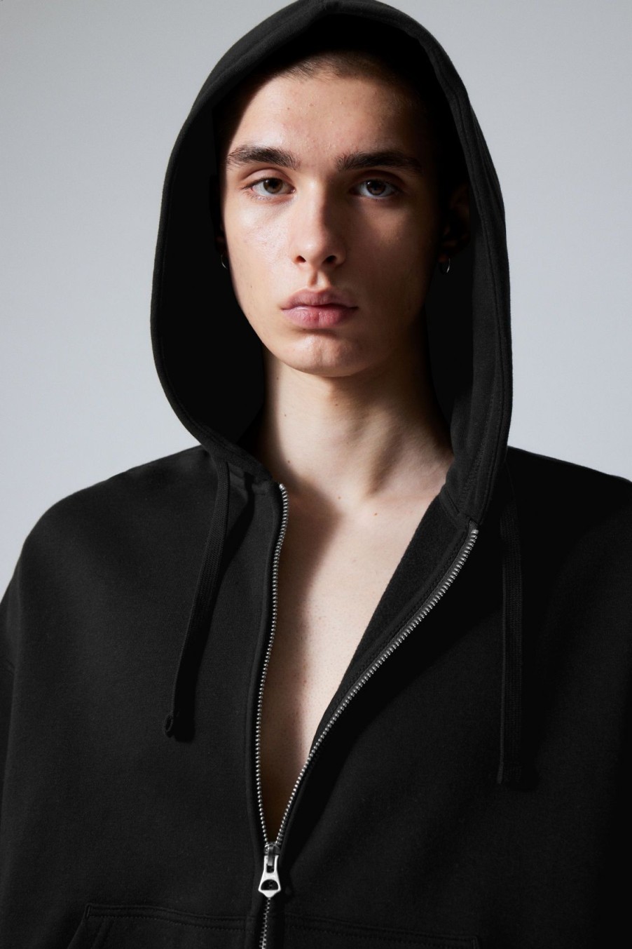 Best Weekday Boxy Midweight Zip Hoodie