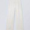 Clearance Weekday Relaxed Linen Blend Trousers