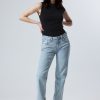 New Weekday Arrow Low Straight Jeans