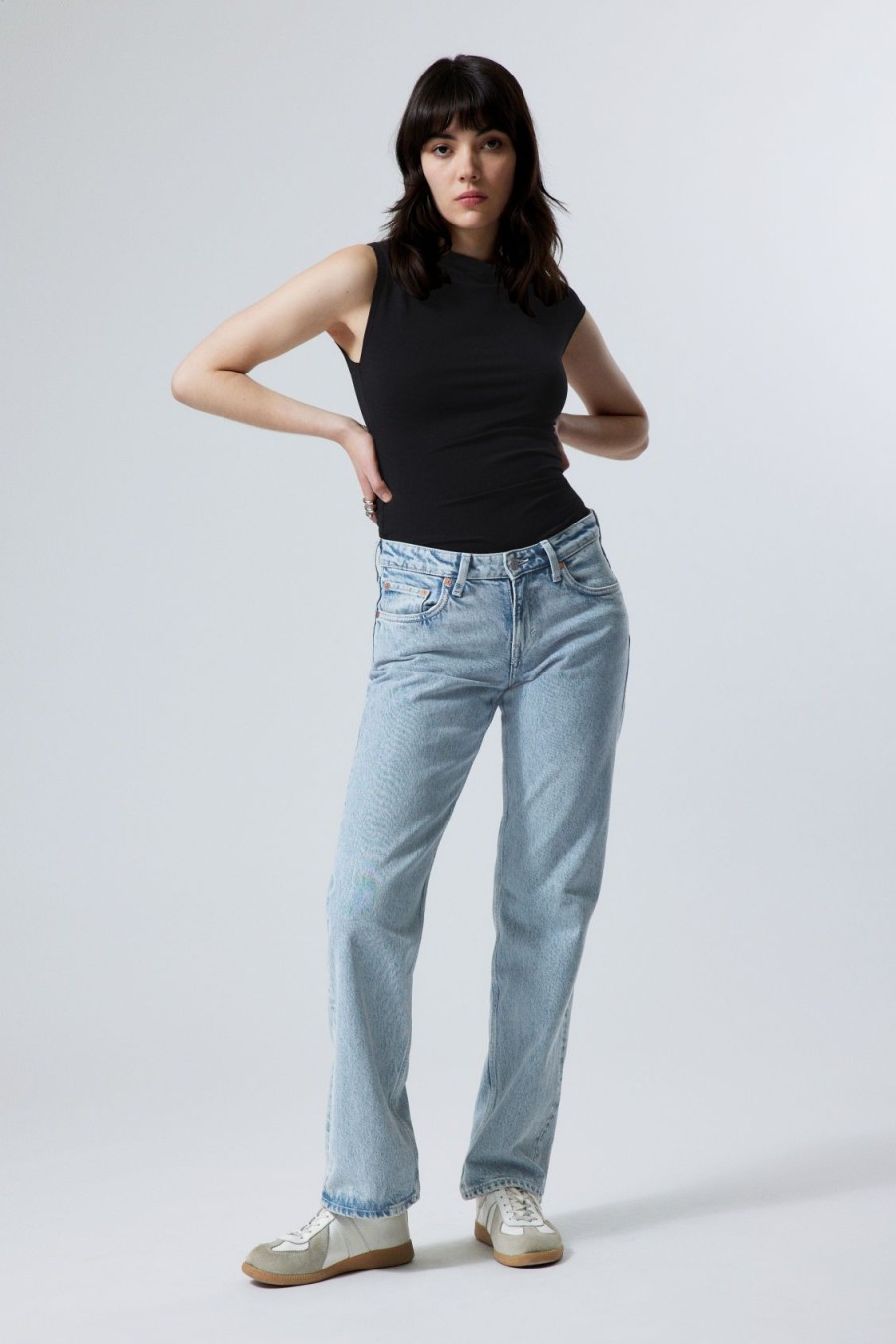 New Weekday Arrow Low Straight Jeans