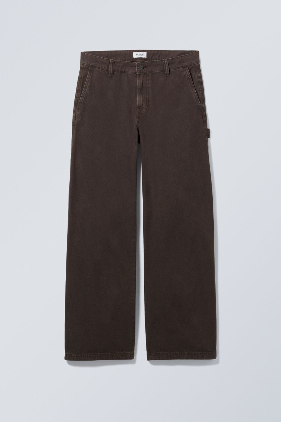 New Weekday Loose Carpenter Canvas Trousers